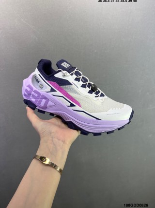 KAILAS FUGA EX330 Trail Running Shoe - Purple/White/Black view 4
