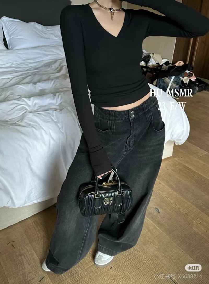 Nike Tech Fleece Black Oversized Sweatpants UA Rep view