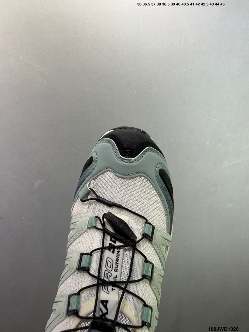 Salomon XA PRO 3D Trail Running Shoe - Cream/Navy/Red view