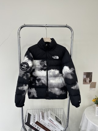 The North Face Cloud Series 30th Anniversary Puffer Jacket Black White