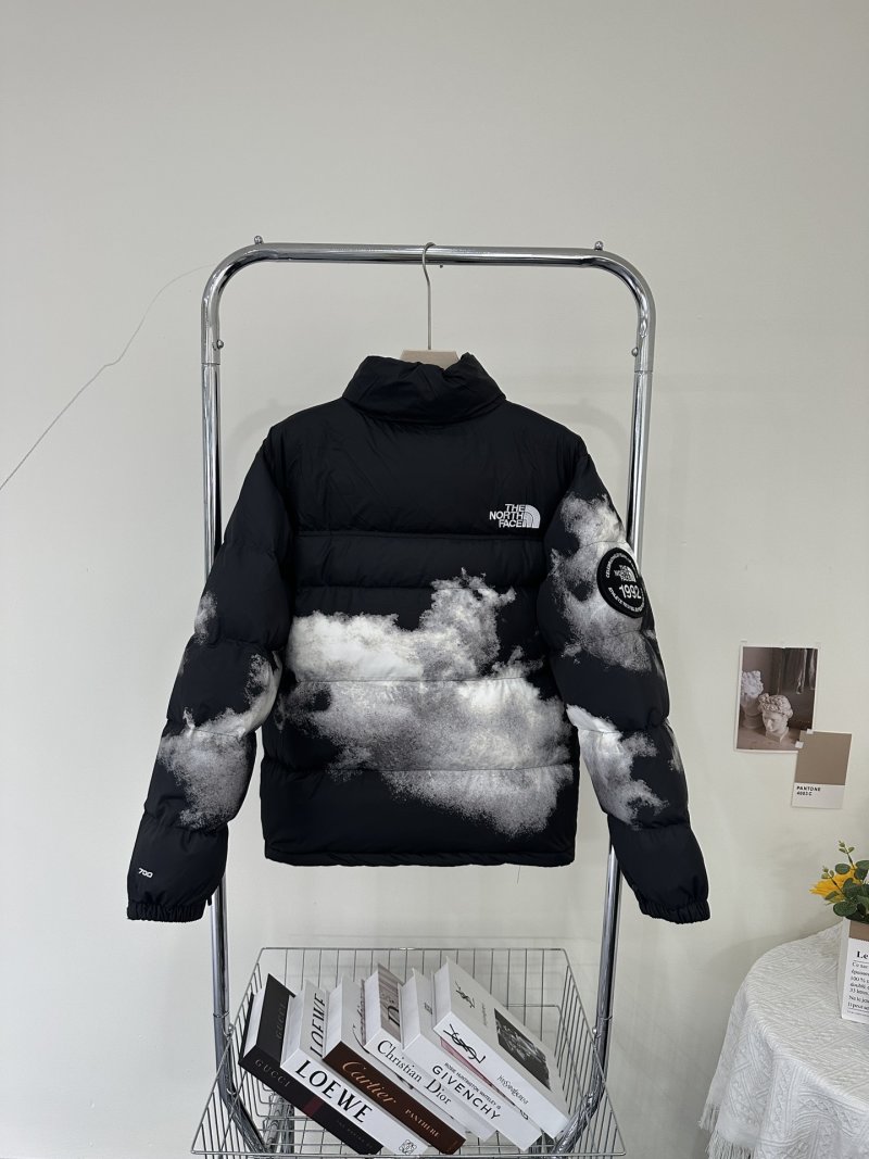 The North Face Cloud Series 30th Anniversary Puffer Jacket Black White view