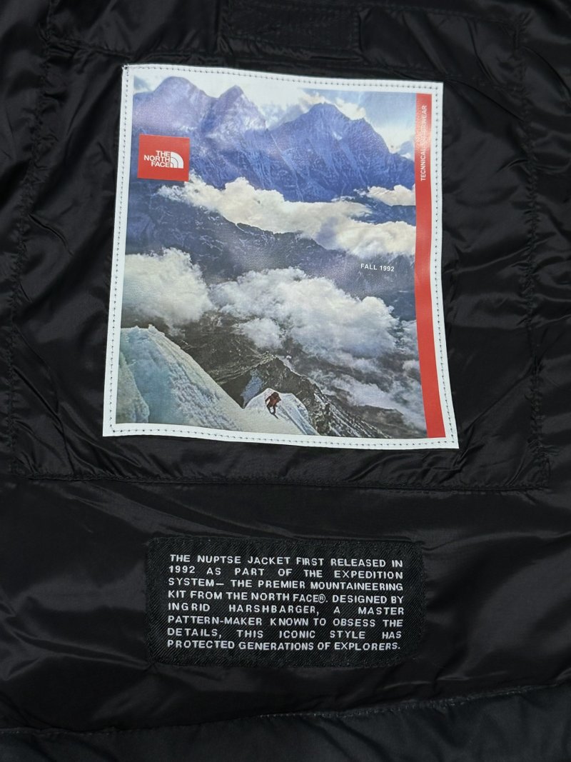 The North Face Cloud Series 30th Anniversary Puffer Jacket Black White view