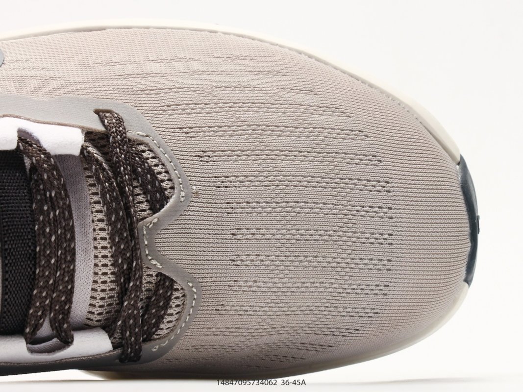 On Cloudmonster 3 Beige Grey Running Shoe view