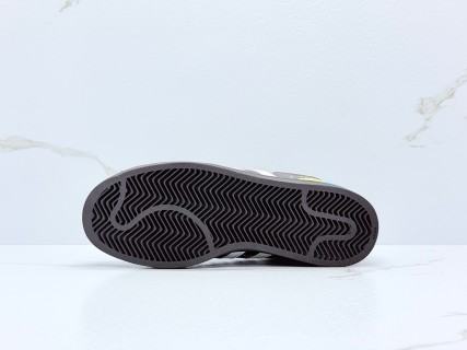 Adidas Superstar 2 Black White Shell Toe Low Top view 4