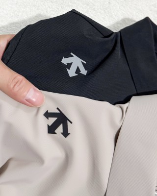 Descente Quick-Dry Polo Shirt Black - UA Replica view 11