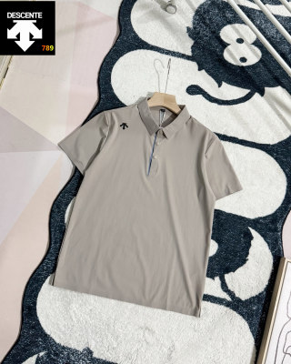 Descente Quick-Dry Polo Shirt Black - UA Replica view 2