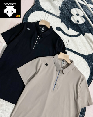 Descente Quick-Dry Polo Shirt Black - UA Replica view 3