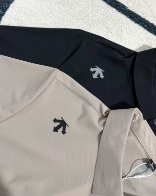 Descente Quick-Dry Polo Shirt Black - UA Replica view 10