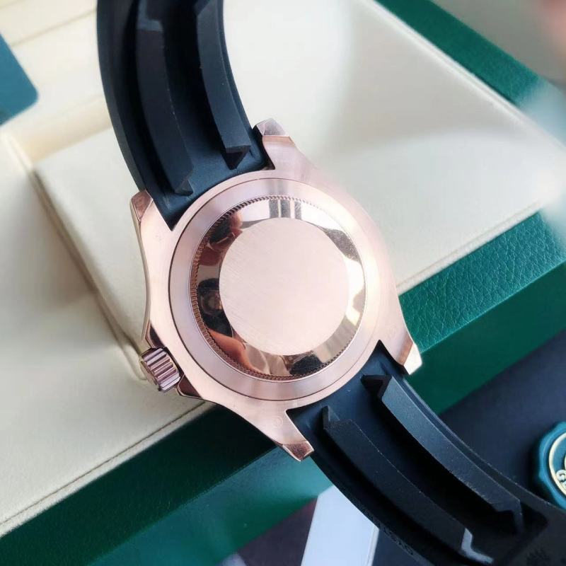 Rolex Yacht-Master 40mm Rose Gold Black Dial Replica Watch view