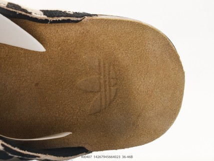 Adidas Superstar Adimule Mule Black White Cow Print view 6