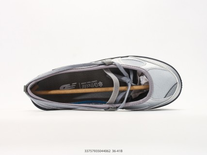 New Balance Flat Breeze UA White Grey Mary Jane Slip-On view 3