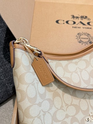 Coach Laurel 31 Hobo Bag Replica - Cream Monogram Canvas view 2