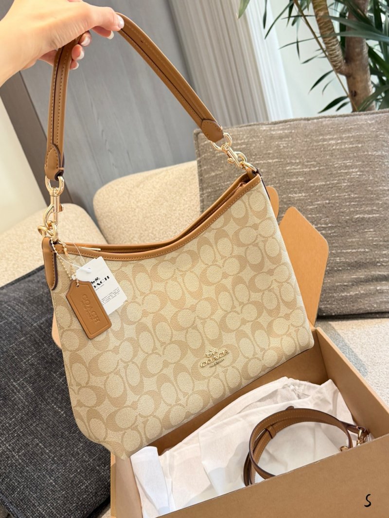 Coach Laurel 31 Hobo Bag Replica - Cream Monogram Canvas view