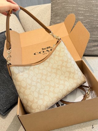 Coach Laurel 31 Hobo Bag Replica - Cream Monogram Canvas view 7