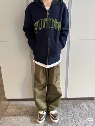 Notting Hill Vintage Navy Zip Hoodie Replica view 3