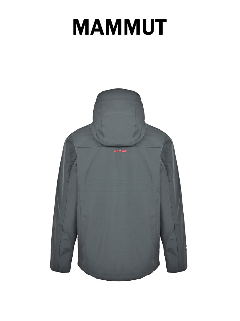 Mammut Ultimate VIII Men's Outdoor Softshell Jacket Gray Black view