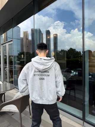 Acne Studios Stockholm 1996 Grey Hoodie view 6