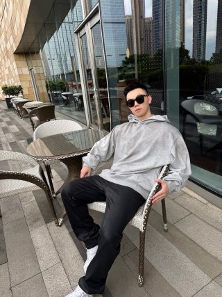 Acne Studios Stockholm 1996 Grey Hoodie view 7