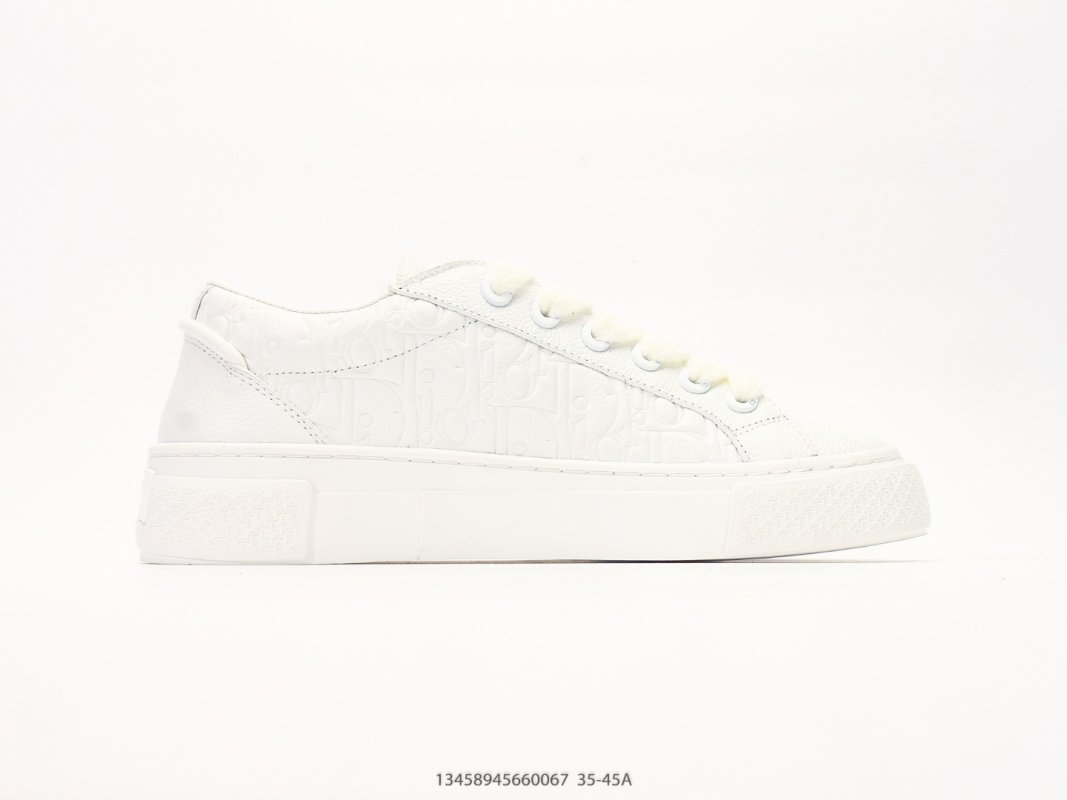 Dior B33 Tennis Low Top Canvas Replica - Cream White view