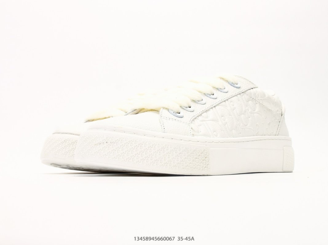 Dior B33 Tennis Low Top Canvas Replica - Cream White view