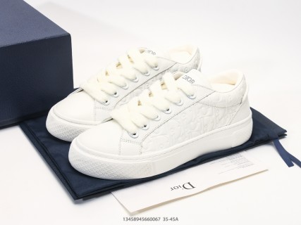 Dior B33 Tennis Low Top Canvas Replica - Cream White view 9