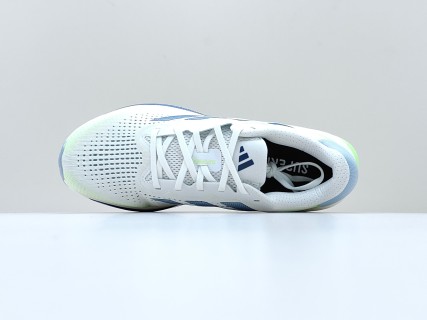 Adidas Supernova Rise White Blue Green Running Shoe view 3