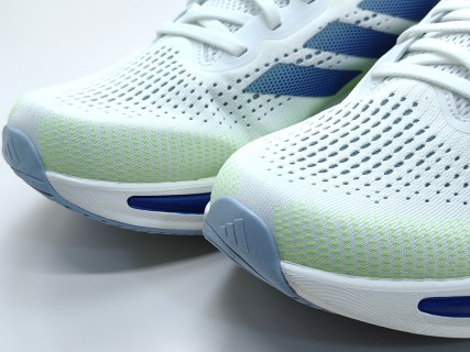 Adidas Supernova Rise White Blue Green Running Shoe view 8
