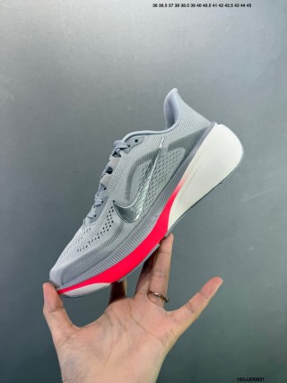Nike Air Zoom Pegasus 40 Grey Pink Running Shoe view 5