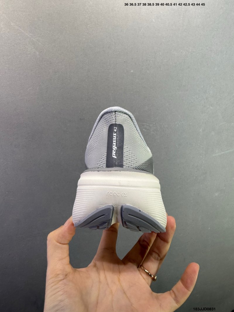 Nike Air Zoom Pegasus 40 Grey Pink Running Shoe view