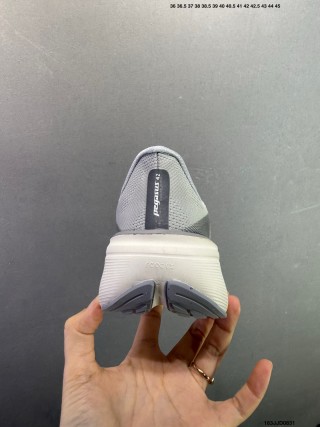 Nike Air Zoom Pegasus 40 Grey Pink Running Shoe view 6