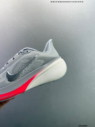 Nike Air Zoom Pegasus 40 Grey Pink Running Shoe view 8