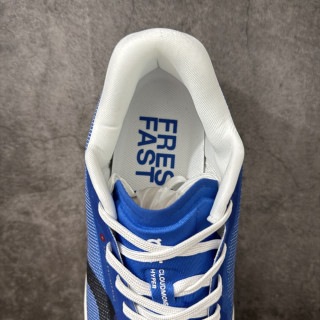 On Cloudmonster 3 Hyper Blue White Running Shoe view 9