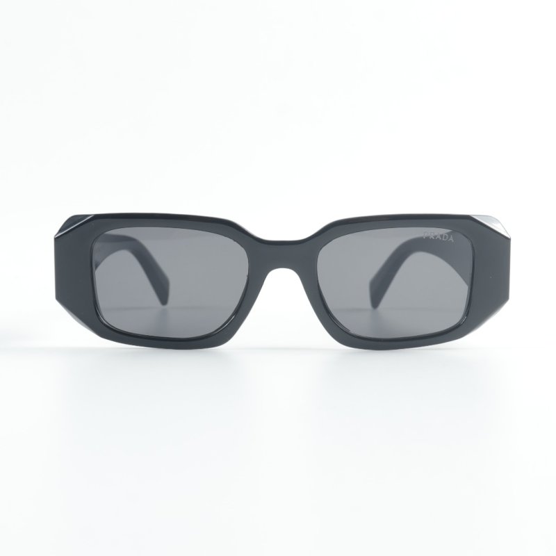 Prada 23SS Black Rectangle Sunglasses UA Replica