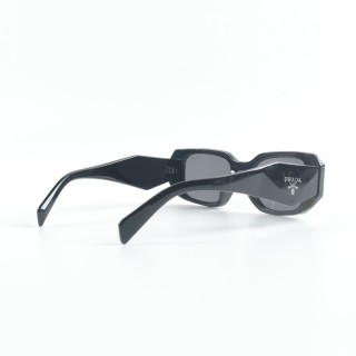 Prada 23SS Black Rectangle Sunglasses UA Replica view 4