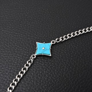 Louis Vuitton Monogram Sunrise Floral Necklace M01211 - Silver view 4