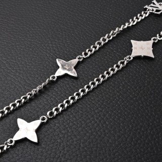 Louis Vuitton Monogram Sunrise Floral Necklace M01211 - Silver view 7