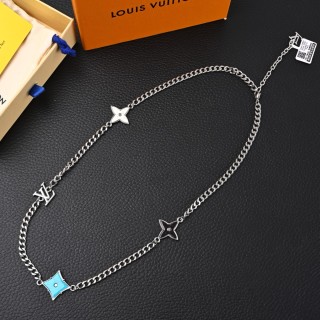 Louis Vuitton Monogram Sunrise Floral Necklace M01211 - Silver view 8
