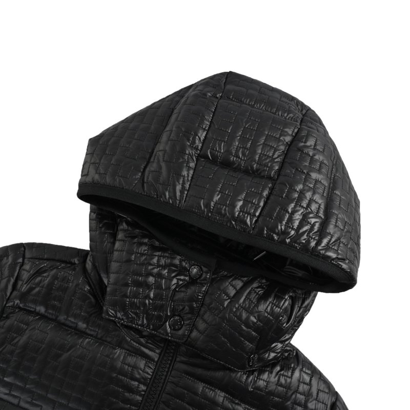 Moncler GISORS Women's Quilted Puffer Jacket Black view
