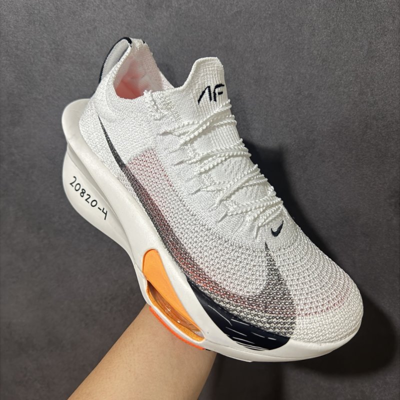 Nike Zoom VaporFly Next% 3 Prototype White Black Orange view