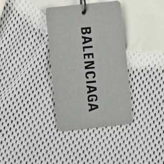 Balenciaga Cream Black Colorblock Zip Jacket view 11