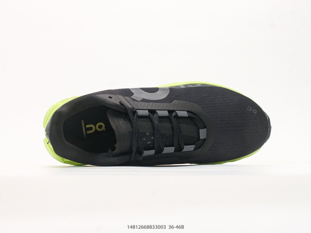 On Cloudmonster 3 Black Volt Low-Top Running Shoe view