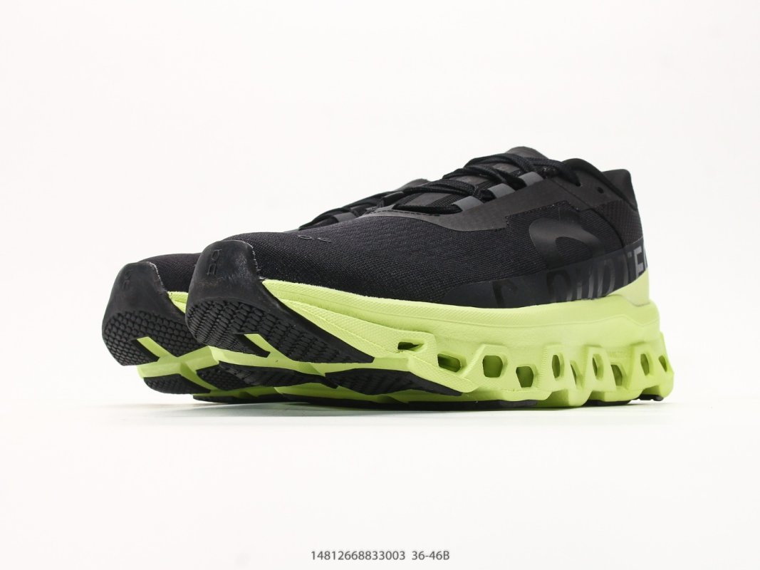 On Cloudmonster 3 Black Volt Low-Top Running Shoe view