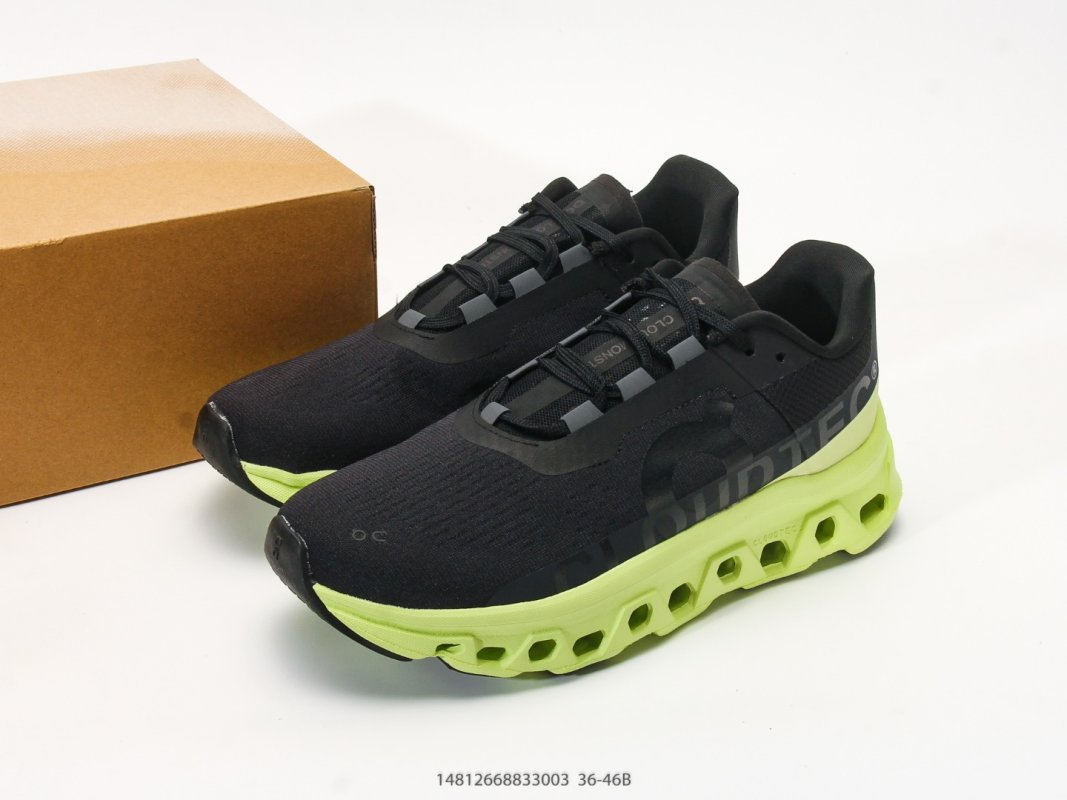 On Cloudmonster 3 Black Volt Low-Top Running Shoe view