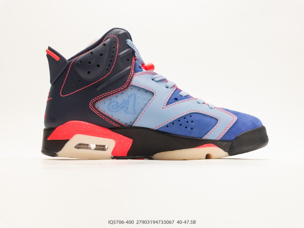 Jordan Air 6 High Awake Midnight Navy UA Replica view