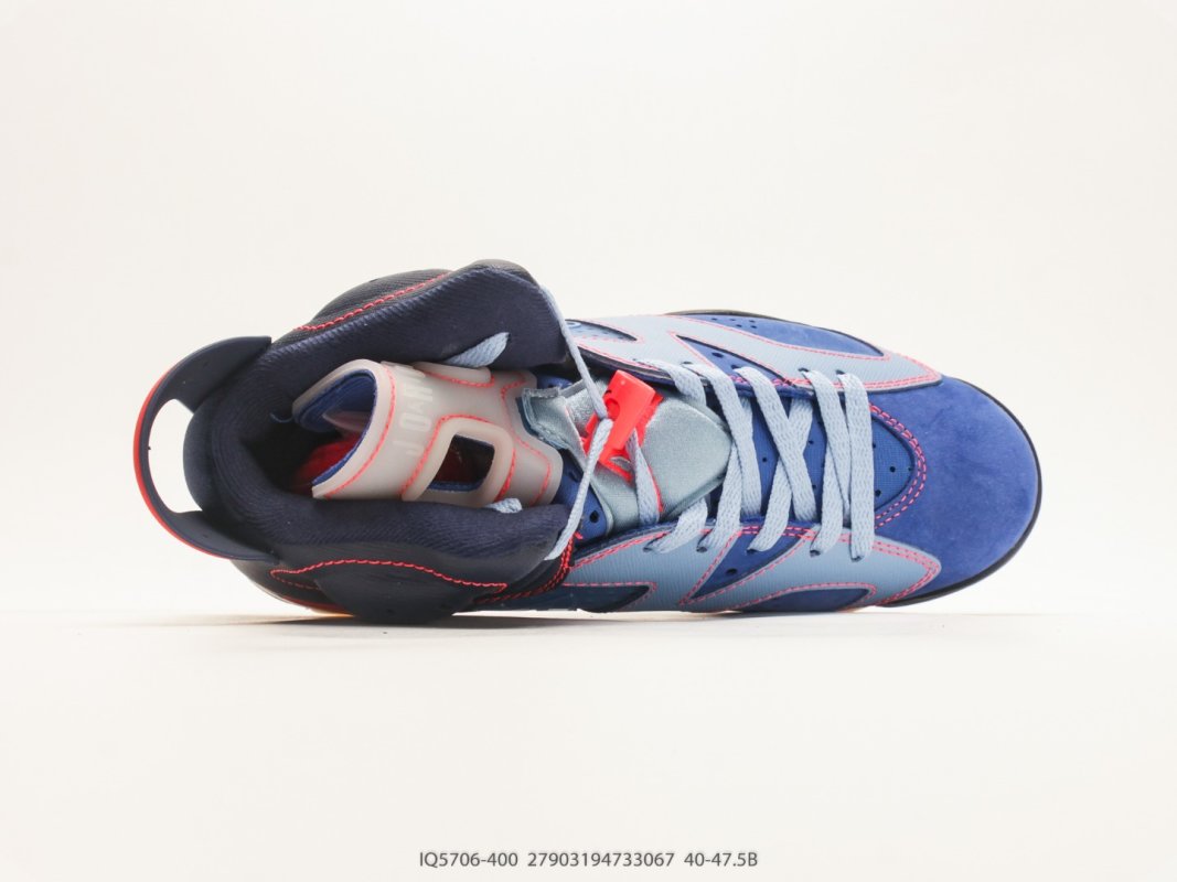 Jordan Air 6 High Awake Midnight Navy UA Replica view