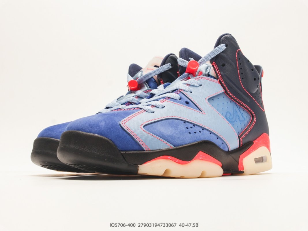 Jordan Air 6 High Awake Midnight Navy UA Replica view