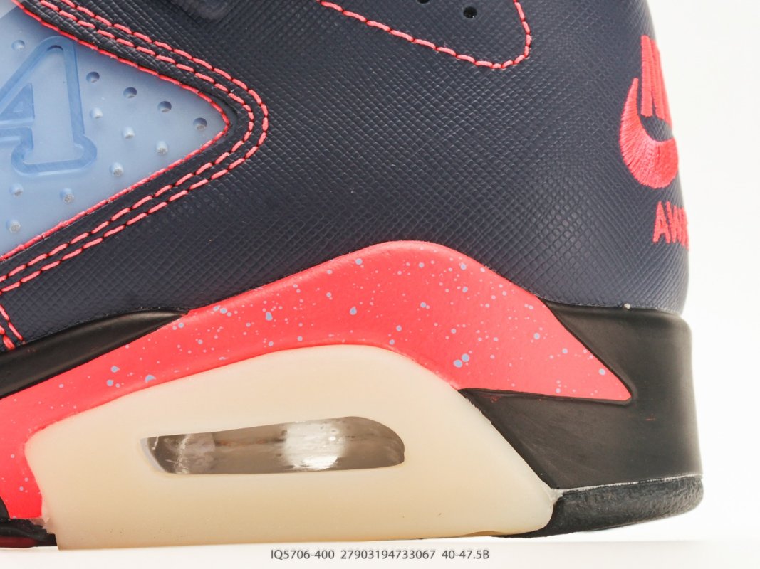 Jordan Air 6 High Awake Midnight Navy UA Replica view