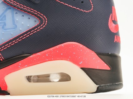 Jordan Air 6 High Awake Midnight Navy UA Replica view 7