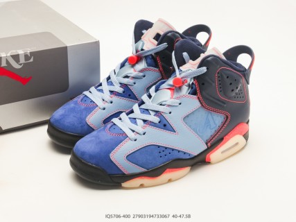 Jordan Air 6 High Awake Midnight Navy UA Replica view 9