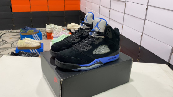 Jordan Air Jordan 5 Racer Blue Black High-Top Sneaker
